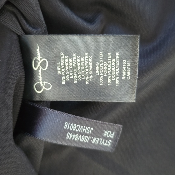 Jessica Simpson Black Chain Halter Neck Size 4 - Picture 8 of 8